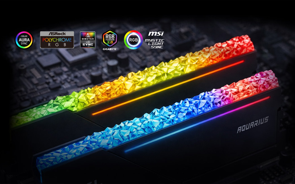 Geil Aquarius DDR5-6000 – вид сверху