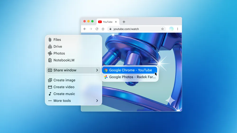 Інтерфейс застосунку Gemini на macOS