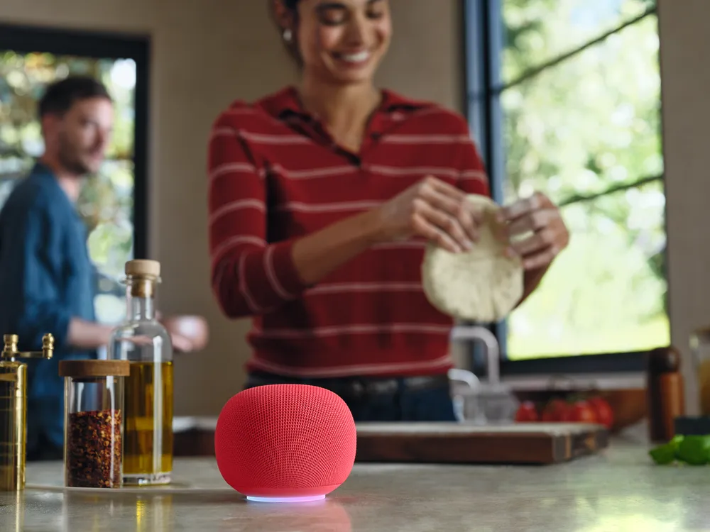 Колонка Google Home Speaker со световым кольцом