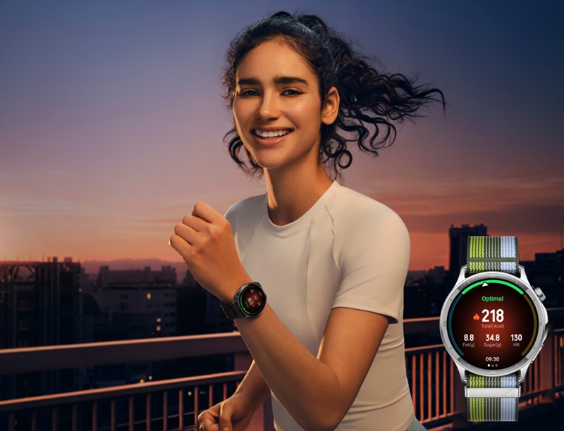 Oppo Watch S в ярко-зеленом цвете