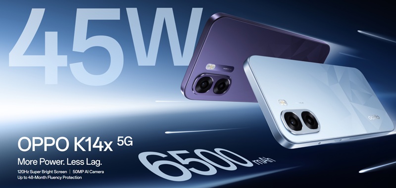 Новий бюджетний смартфон Oppo K14x 5G
