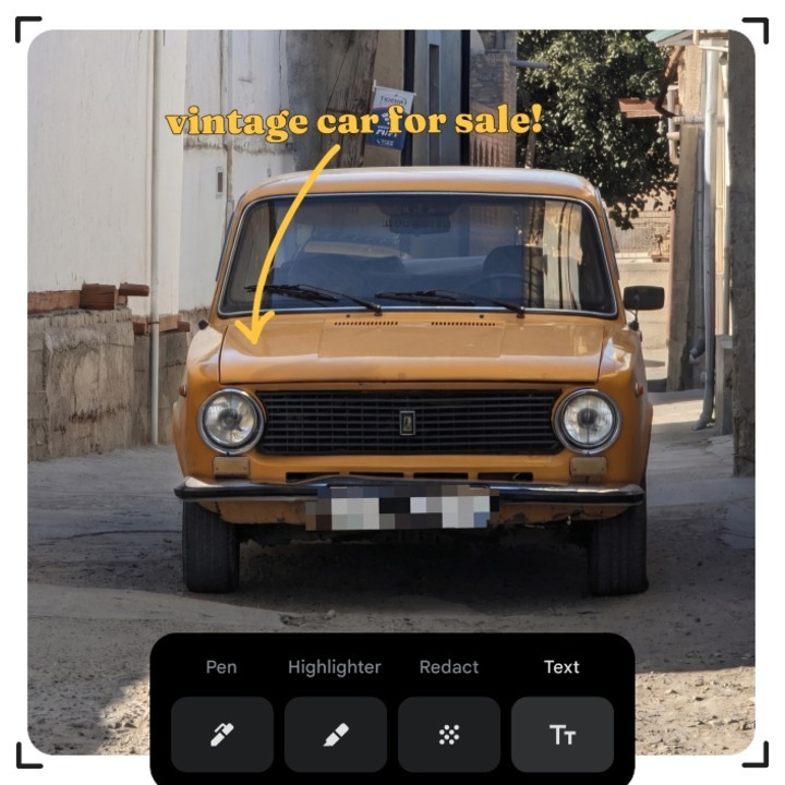 Панель редагування Google Photos