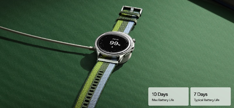 Oppo Watch S в черном цвете