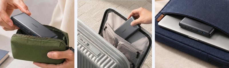 Anker Travel Charging Station у кольорі Iron Gray