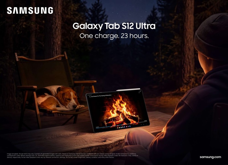 Galaxy Tab S12 посвященный аккумуляторной системе