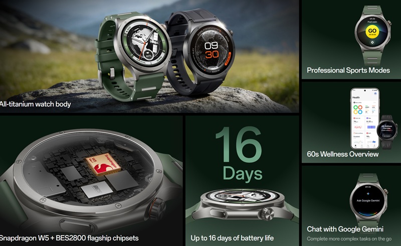 Повна зарядка OnePlus Watch 4 займає близько 75 хвилин