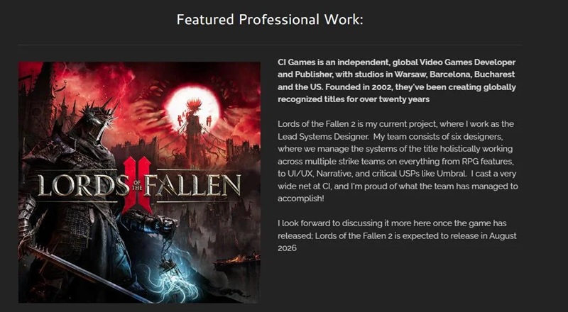Обкладинка Lords of the Fallen 2