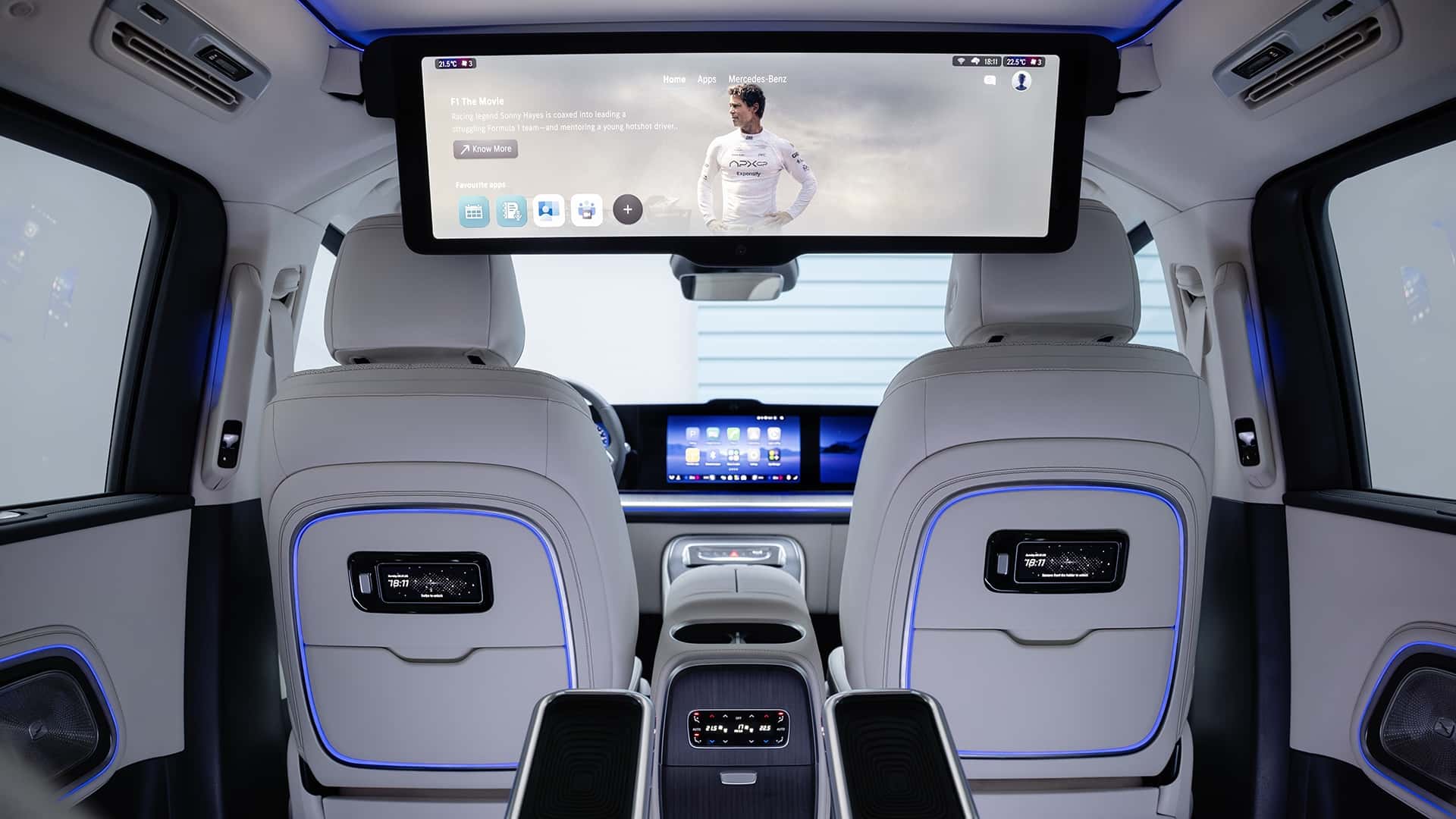 Інтер'єр салону Mercedes-Benz VLE