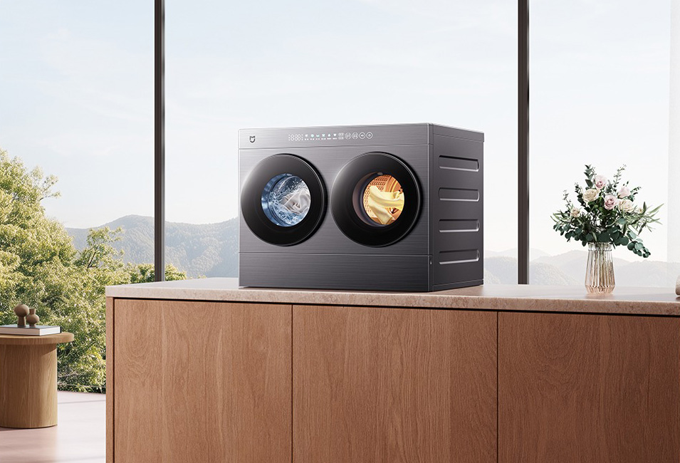 Mijia Mini Dual-Tube Washer Dryer 5kg - интерьер барабана