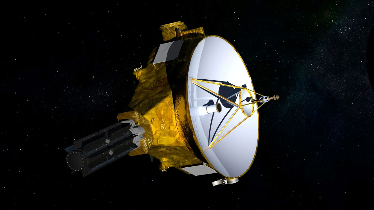 New Horizons in deep space. Illustration: NASA