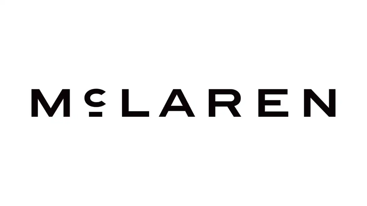 детали логотипа McLaren