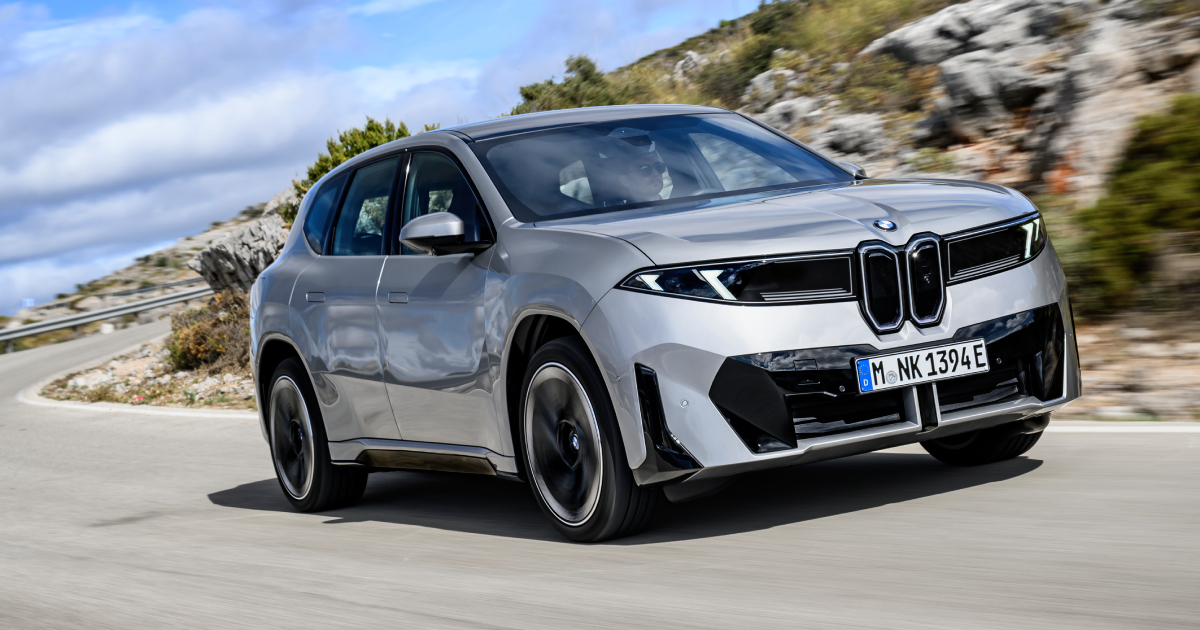 BMW iX3 during presentation