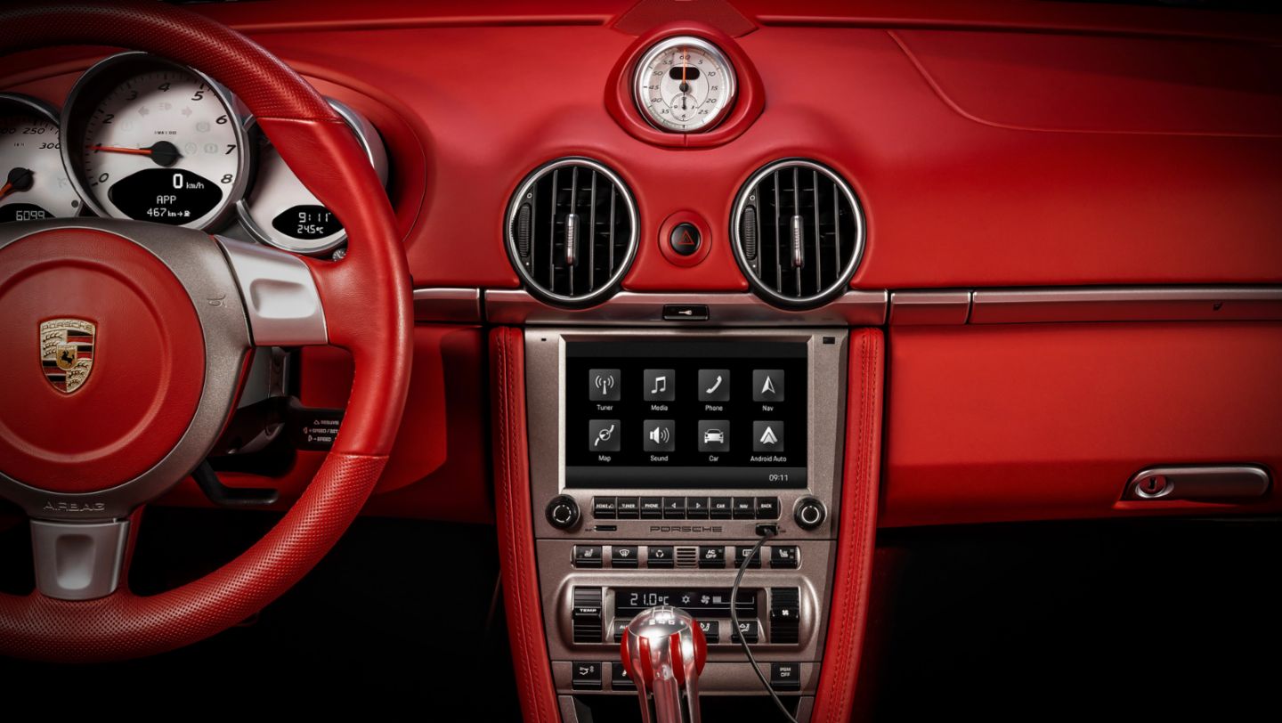 PCCM Plus интерфейс в Porsche Boxster