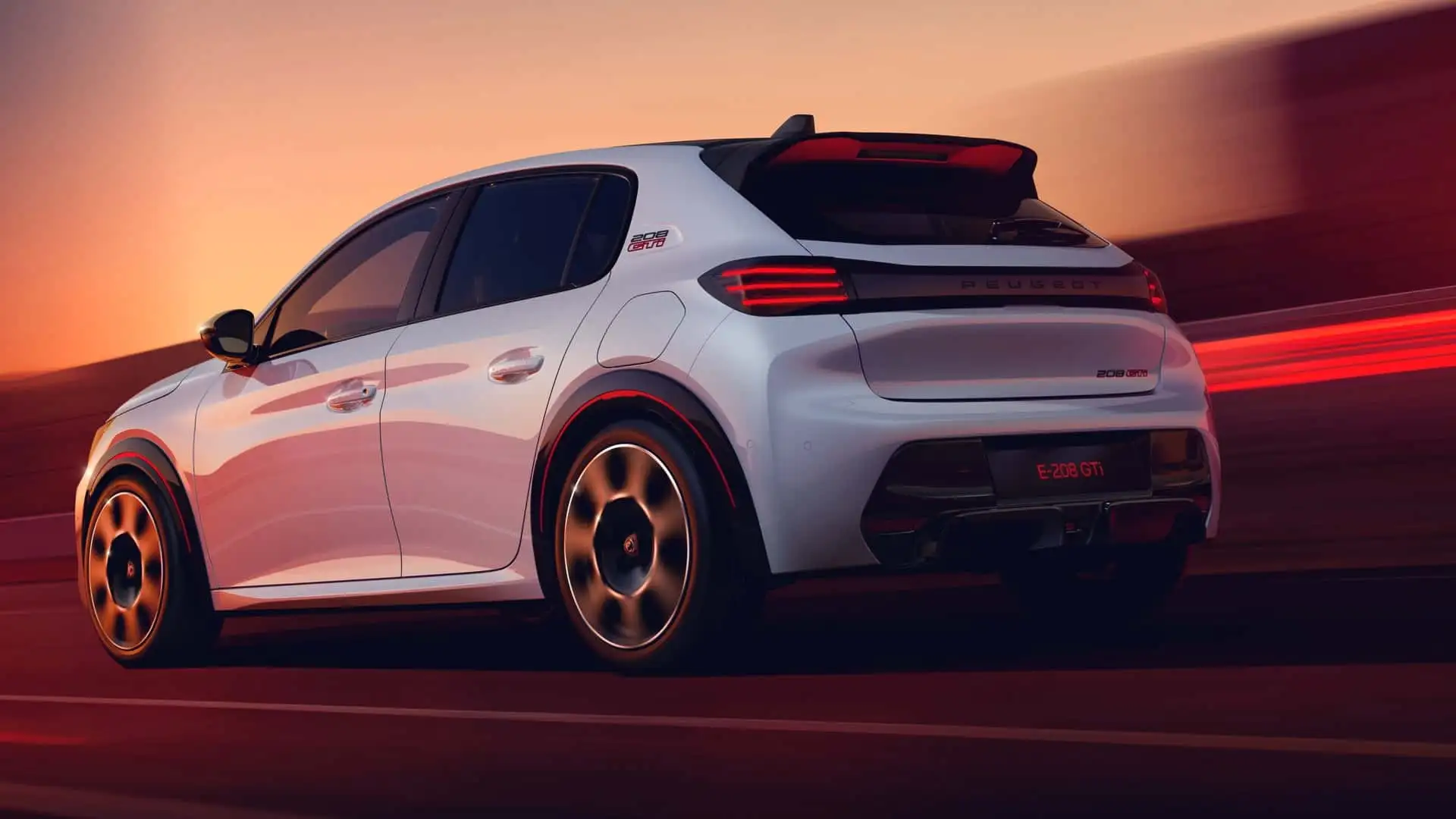 Peugeot E-208 GTi 2026 - Вид спереди