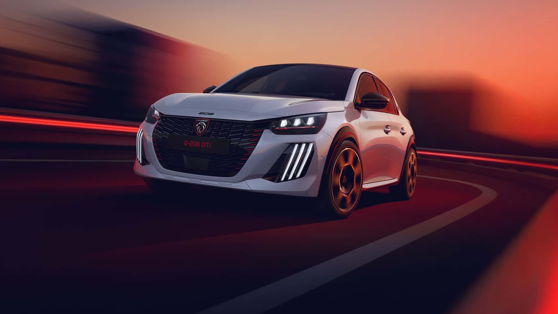 Peugeot E-208 GTi 2026 - Сбоку