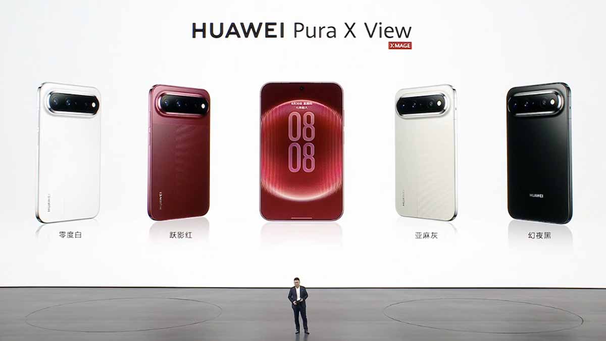 Pura X View в чотирьох кольорах. Ілюстрація: Huawei