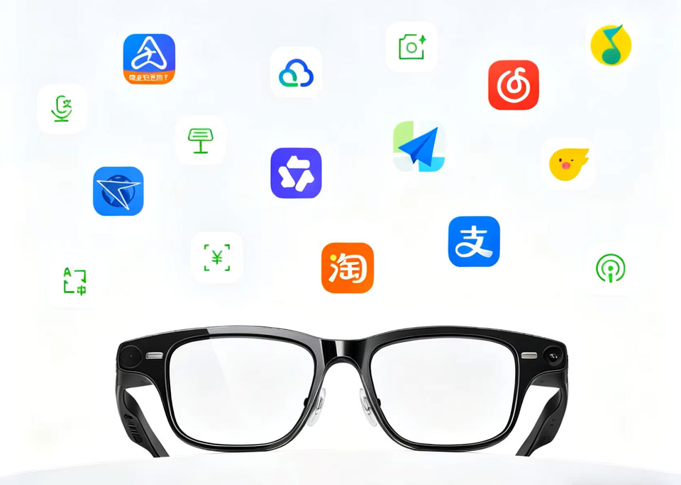 Изображение очков Qwen AI Glasses S1.