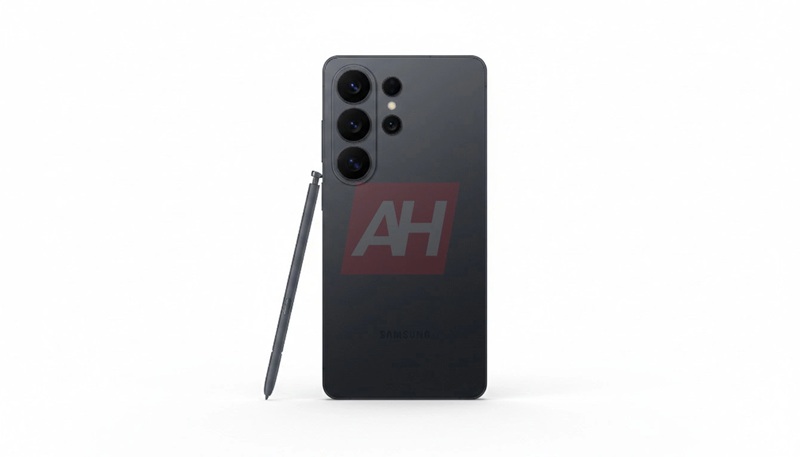 Render of Samsung Galaxy S26 Ultra side view