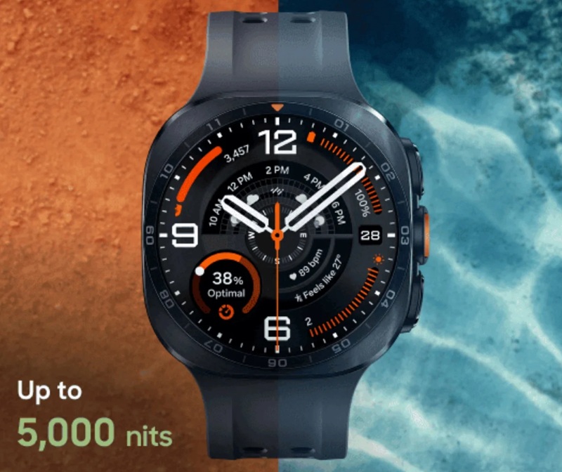 Galaxy Watch Ultra 2 з піковим яскравим екраном 5000 ніт
