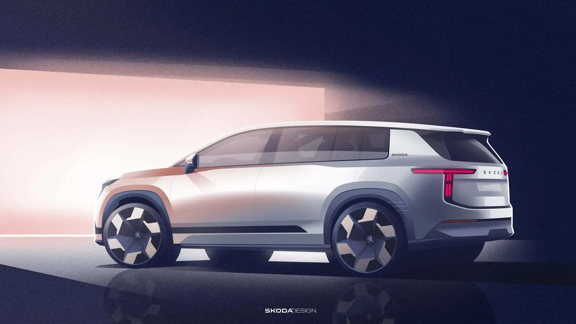 Эскиз Skoda Peaq 1
