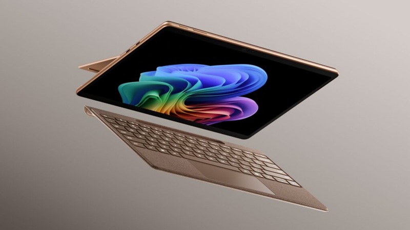 Surface Pro (2026) in Platinum — the base config starts at $1,499 with 16GB RAM and 256GB SSD.