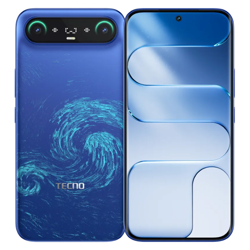 Tecno Camon Slim з блискучою спинкою