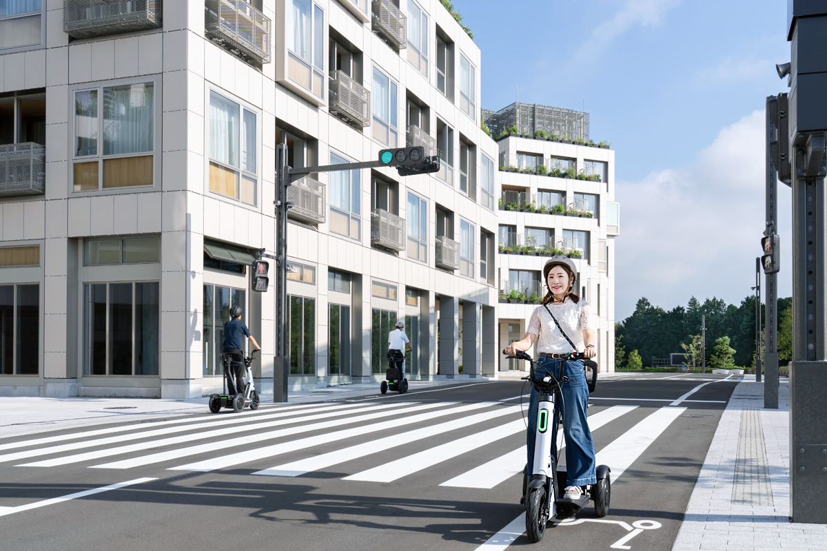 Стилізовані вулиці Woven City