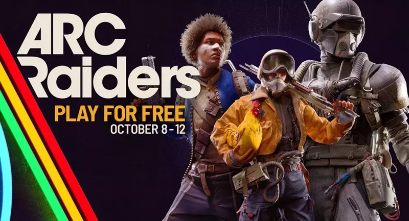 ARC Raiders is free to play from October 8 to 12.