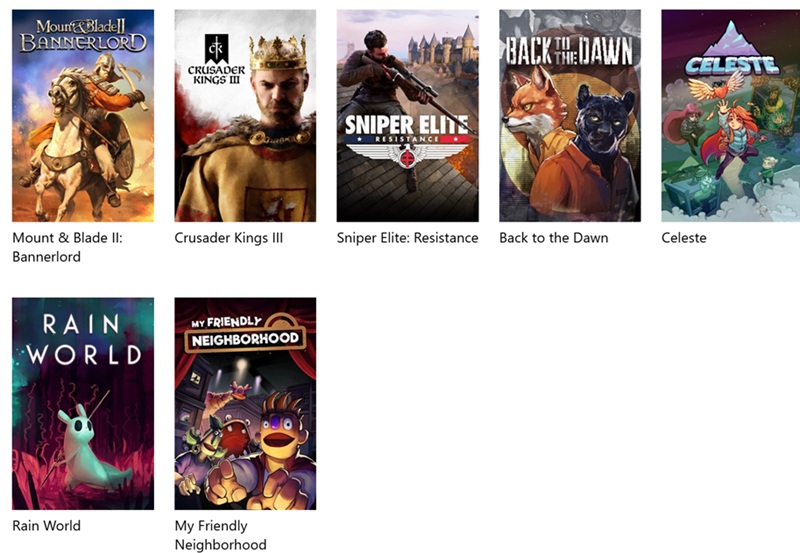 Xbox Game Pass ігри