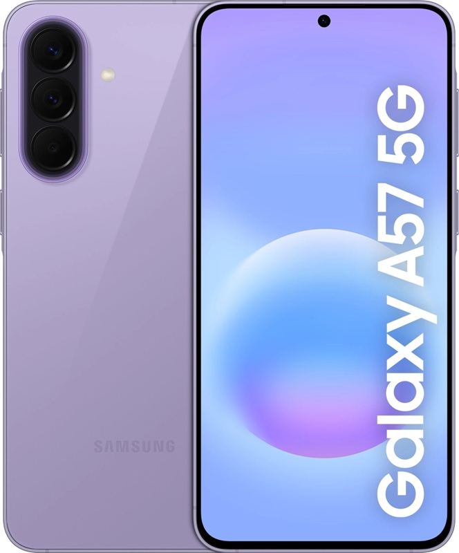 Galaxy A57 у кольорі Awesome Lilac