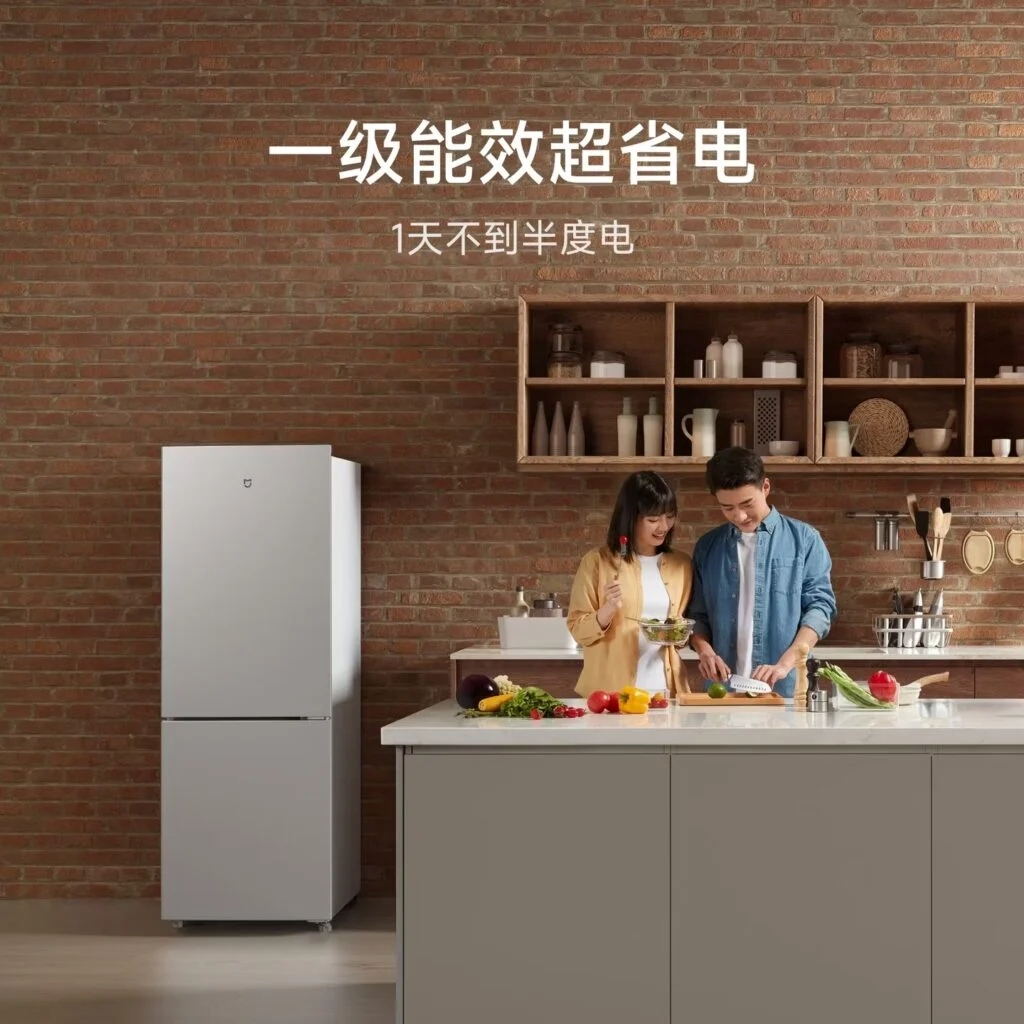 Xiaomi Mijia 186L холодильник - вид сверху