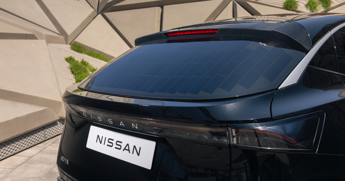 Концепт-кар Nissan Ariya з сонячними панелями